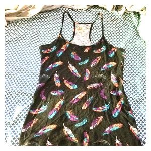Feather tank top